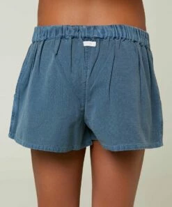 Best Sale 🌟 O'Neill Blue Sage Tie-Waist Shorts - 👧 Girls ⌛ -O'Neill Sales zu107979816 alt 4 tm1660679511