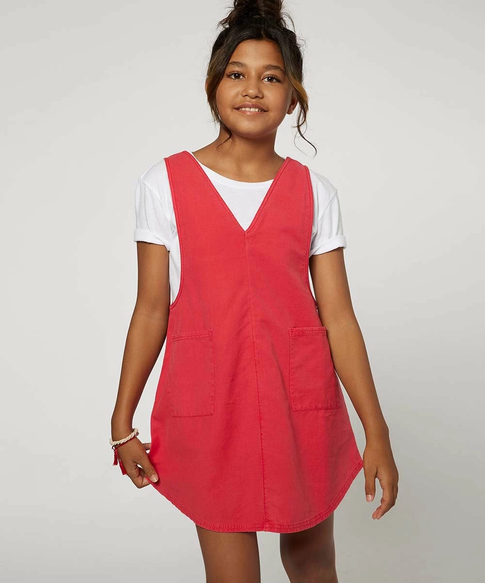 Wholesale ๐ O'Neill Red Farleigh Pocket V-Neck A-Line ๐ Dress - ๐ง Girls โค๏ธ 6 Wholesale ๐ O'Neill Red Farleigh Pocket V-Neck A-Line ๐ Dress - ๐ง Girls โค๏ธ - Image 4