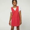 Wholesale 🌟 O'Neill Red Farleigh Pocket V-Neck A-Line 👗 Dress - 👧 Girls ❤️ -O'Neill Sales zu107985280 main tm1660679511