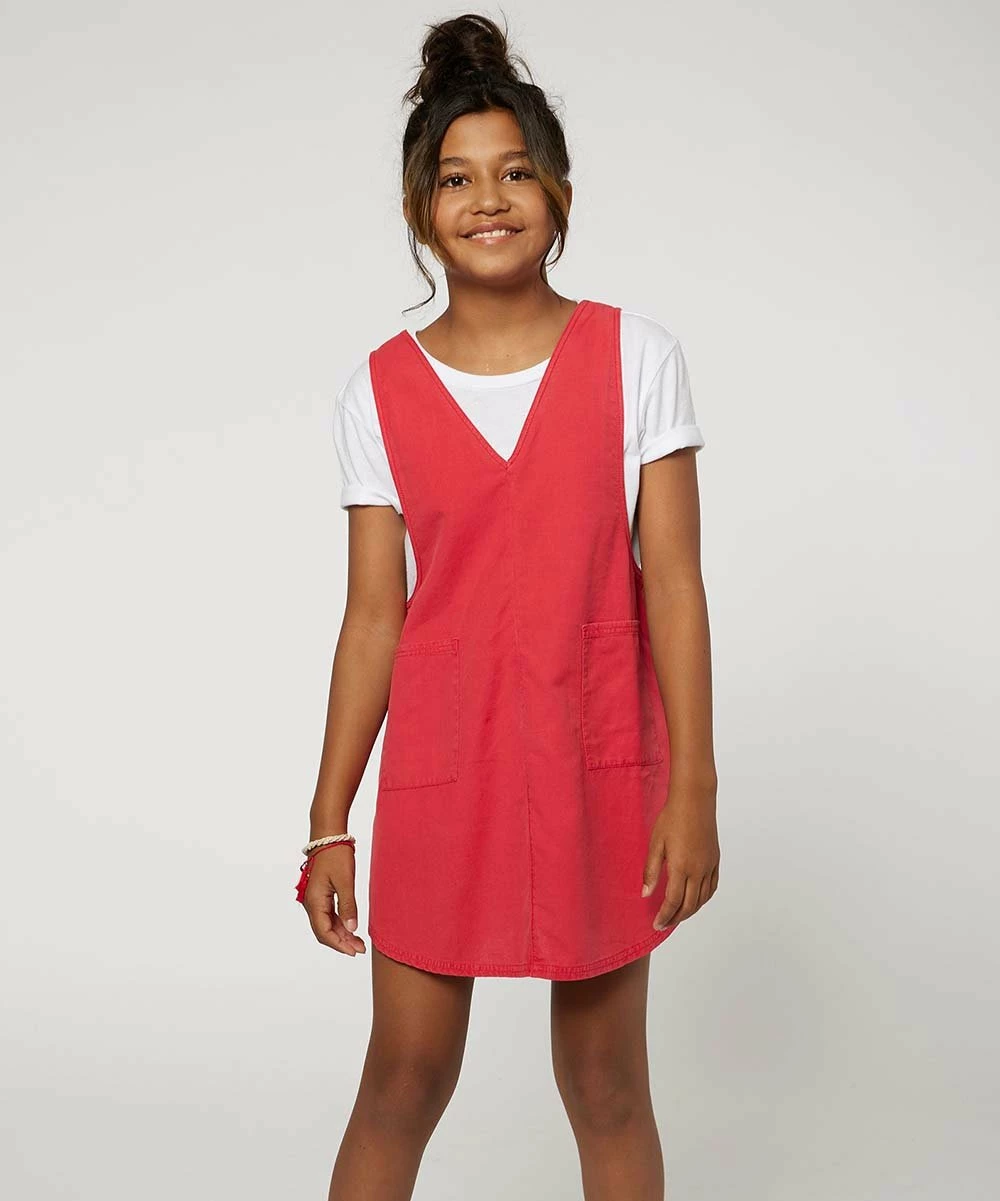 Wholesale ๐ O'Neill Red Farleigh Pocket V-Neck A-Line ๐ Dress - ๐ง Girls โค๏ธ 3 Wholesale ๐ O'Neill Red Farleigh Pocket V-Neck A-Line ๐ Dress - ๐ง Girls โค๏ธ