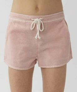 Coupon ✔️ O'Neill Pink Drawstring-Accent Sage Shorts - 👧 Girls 😀 -O'Neill Sales zu107985291 alt 2 tm1660679511