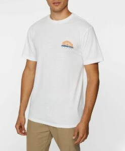 Wholesale 🔥 O'Neill Heather White Teardrop Crewneck Tee - Men 😍 -O'Neill Sales zu108710684 alt 2 tm1663765899