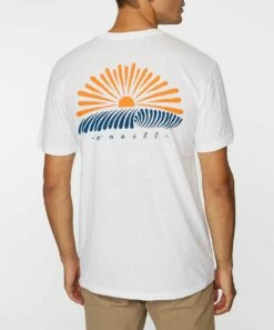 Wholesale 🔥 O'Neill Heather White Teardrop Crewneck Tee - Men 😍