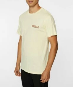 Coupon 👍 O'Neill Yellow Wonderland Crewneck Tee - Men 🛒 -O'Neill Sales zu108710718 alt 3 tm1663765899