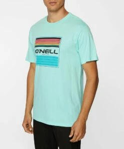 Hot Sale 🔔 O'Neill Turquoise Flair Two Crewneck Tee - Men ❤️ -O'Neill Sales zu108710774 alt 2 tm1663765899
