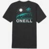 Best Pirce ✔️ O'Neill Heather Black Pitch Crewneck Tee - Men 🎁 -O'Neill Sales zu108710959 main tm1663765899
