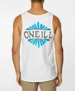 Best deal 🎉 O'Neill White Swami Scoop Neck Tank - Men ⌛