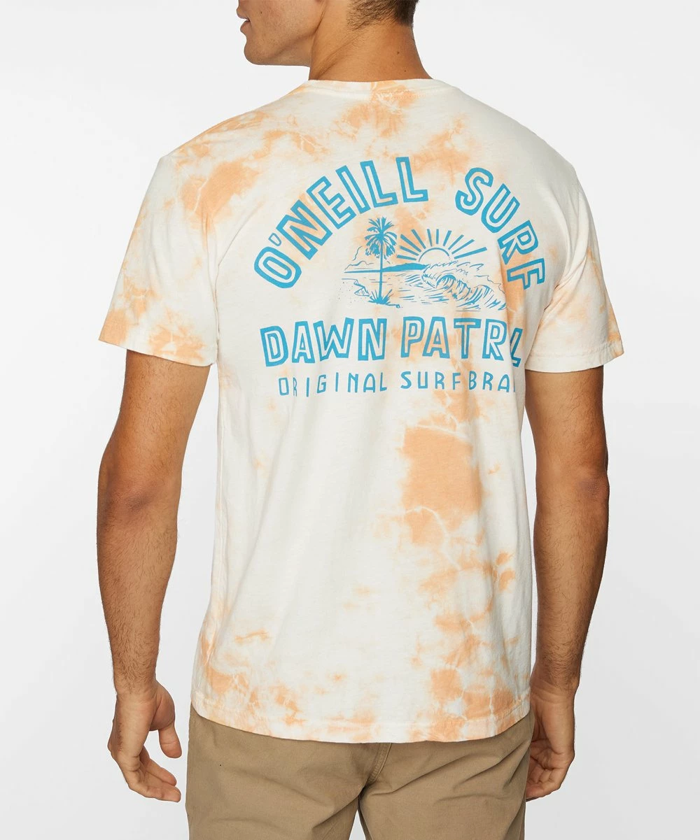 Coupon ๐ O'Neill Cream & Orange Abstract Dawn Patrol Crewneck Tee - Men ๐ 3 Coupon ๐ O'Neill Cream & Orange Abstract Dawn Patrol Crewneck Tee - Men ๐