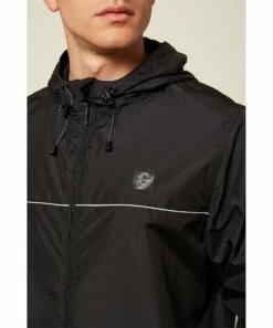 Cheapest 😍 O'Neill Black Nomadic Hooded Windbreaker - Men 👍 -O'Neill Sales zu108711285 alt 2 tm1663765899