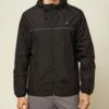 Cheapest 😍 O'Neill Black Nomadic Hooded Windbreaker - Men 👍 -O'Neill Sales zu108711285 main tm1663765899