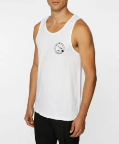 New 👏 O'Neill White Fresh Scoop Neck Tank - Men ⌛ -O'Neill Sales zu108714644 alt 2 tm1663765430