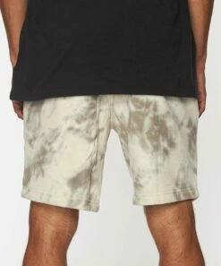Buy 😍 O'Neill Khaki Glacier Print Elastic-Waist Superfleece 19'' Shorts - Men 🧨 -O'Neill Sales zu108714656 alt 1 tm1663776188