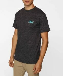 Cheapest ✨ O'Neill Heather Black Keg Stand Crewneck Tee - Men 🥰 -O'Neill Sales zu108714659 alt 2 tm1663765430