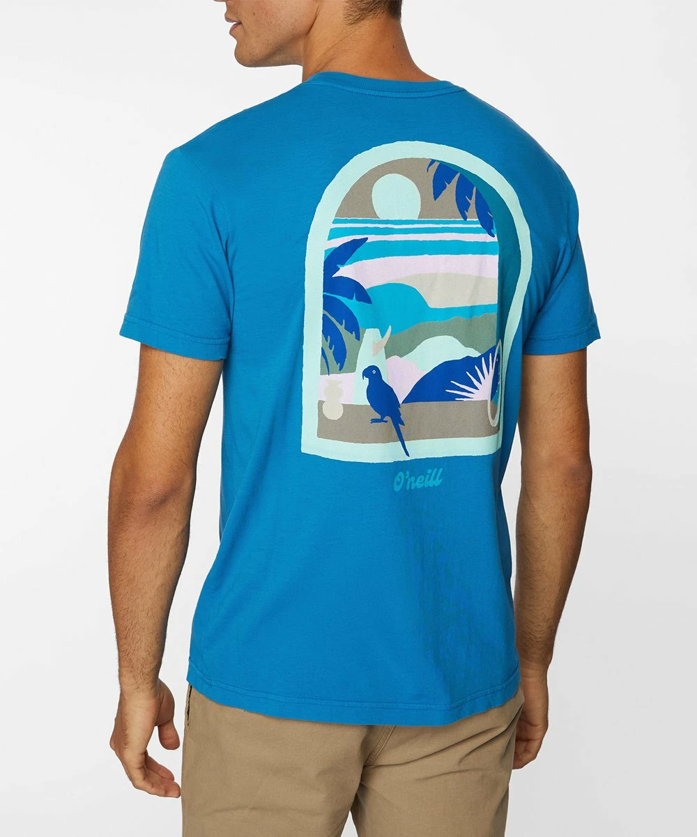 Hot Sale โค๏ธ O'Neill Pacific Blue Arches Crewneck Tee - Men ๐ 3 Hot Sale โค๏ธ O'Neill Pacific Blue Arches Crewneck Tee - Men ๐