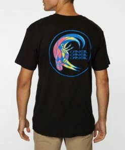 Budget 🎁 O'Neill Black Jam Crewneck Tee - Men 💯