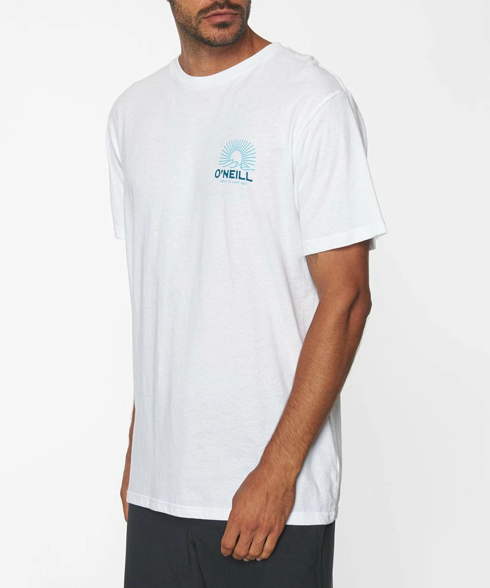 Cheap ✨ O'Neill White New Day 'First In Last Out' Crewneck Tee - Men ❤️ 5 Cheap ✨ O'Neill White New Day 'First In Last Out' Crewneck Tee - Men ❤️ - Image 3