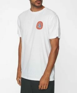 Cheap 🥰 O'Neill White Wolf 🐕 Dog Original Surf Crewneck Tee - Men 🌟 -O'Neill Sales zu108715502 alt 2 tm1663765430