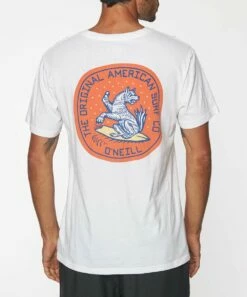Cheap ๐ฅฐ O'Neill White Wolf ๐ Dog Original Surf Crewneck Tee - Men ๐