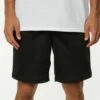 Coupon ❤️ O'Neill Black Pivot Mesh Elastic-Waist Drawstring 19'' Shorts - Men ❤️ -O'Neill Sales zu108715504 main tm1663765430