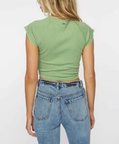 Best Sale ✨ O'Neill Aloe Front-Tie Marco Crop Top - Juniors 😀 -O'Neill Sales zu109091783 alt 4 tm1664890922