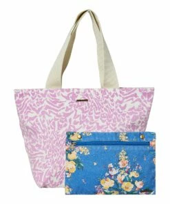 Best deal 👏 O'Neill Plum & White Abstract Tote Set 🤩