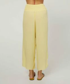 New 🎁 O'Neill Straw Wide-Leg Lennox Crop Pants - Juniors ✨ -O'Neill Sales zu109092035 alt 2 tm1664890922