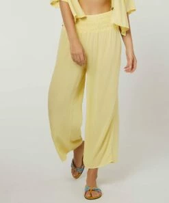 New 🎁 O'Neill Straw Wide-Leg Lennox Crop Pants - Juniors ✨