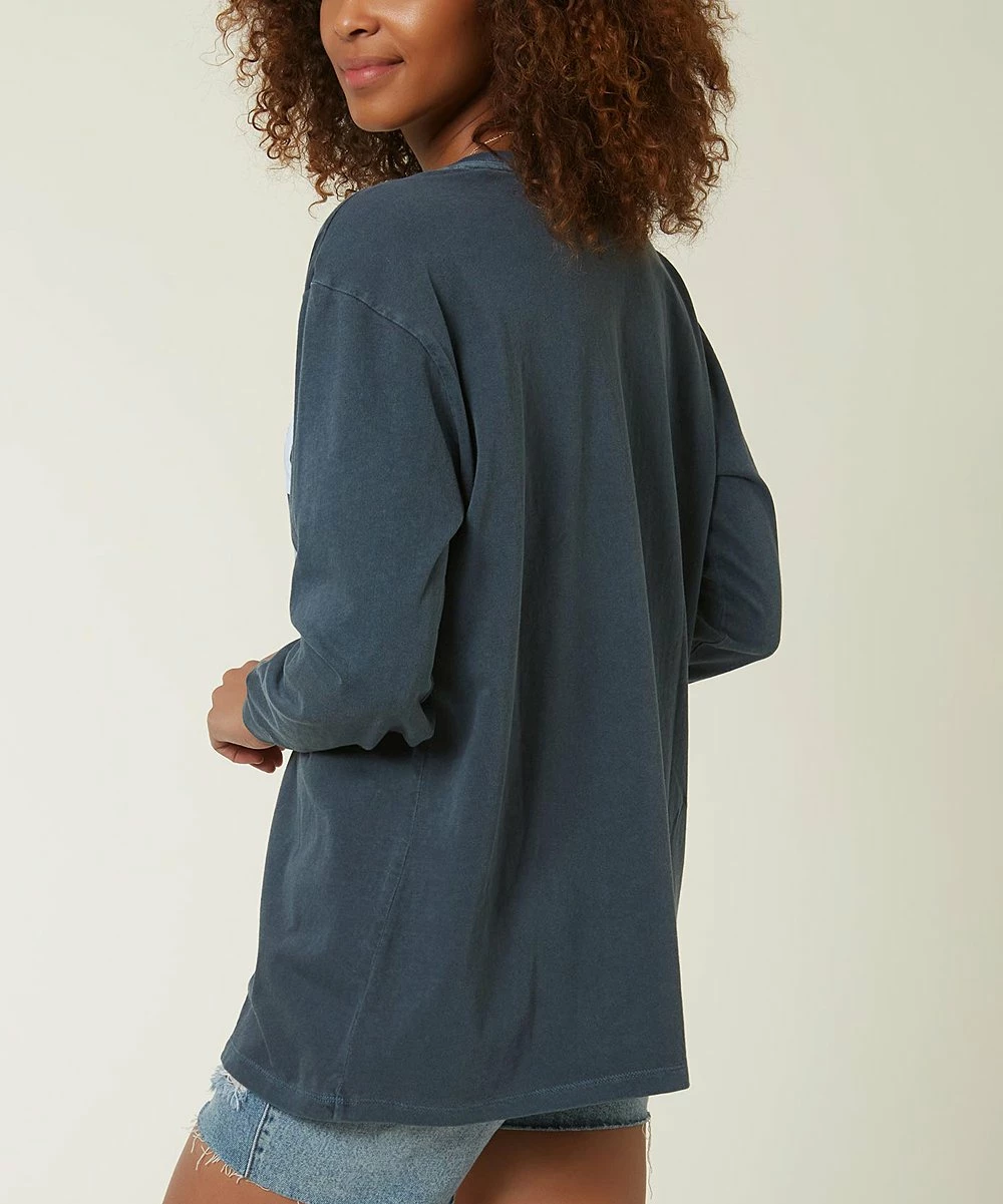 Discount 💯 O'Neill Slate Checkerboard Pineapple Logo Long-Sleeve Tee - Juniors 💯 6 Discount 💯 O'Neill Slate Checkerboard Pineapple Logo Long-Sleeve Tee - Juniors 💯 - Image 4