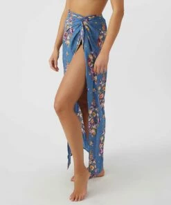 Cheap 💯 O'Neill Blue & Pink Floral Side-Slit Hanalei Cover-Up - Juniors 🌟 10 Cheap 💯 O'Neill Blue & Pink Floral Side-Slit Hanalei Cover-Up - Juniors 🌟 -O'Neill Sales zu109092171 alt 3 tm1664890170