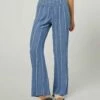 Deals ⭐ O'Neill Blue Stripe Johnny Straight-Leg Pants - Juniors 😍 -O'Neill Sales zu109092208 alt 4 tm1664890170
