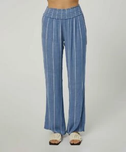 Deals ⭐ O'Neill Blue Stripe Johnny Straight-Leg Pants - Juniors 😍 -O'Neill Sales zu109092208 main tm1664890170
