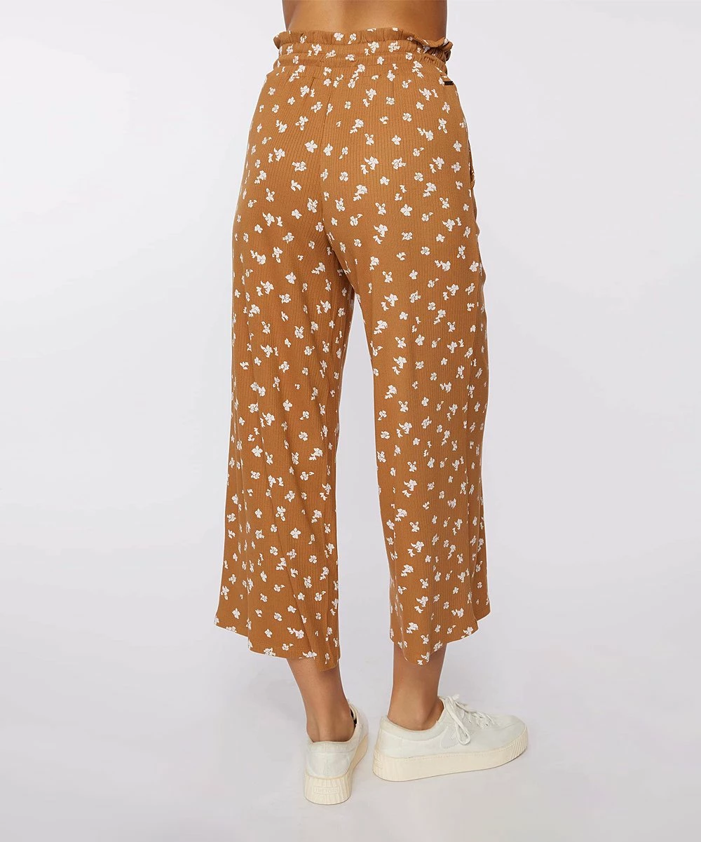 Promo ๐ O'Neill Camel Abstract Seashore Wide-Leg Crop Pants - Juniors โญ 6 Promo ๐ O'Neill Camel Abstract Seashore Wide-Leg Crop Pants - Juniors โญ - Image 4
