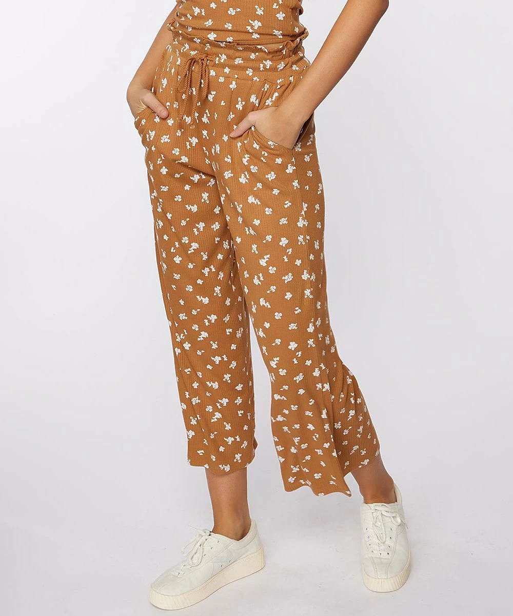 Promo ๐ O'Neill Camel Abstract Seashore Wide-Leg Crop Pants - Juniors โญ 4 Promo ๐ O'Neill Camel Abstract Seashore Wide-Leg Crop Pants - Juniors โญ - Image 2