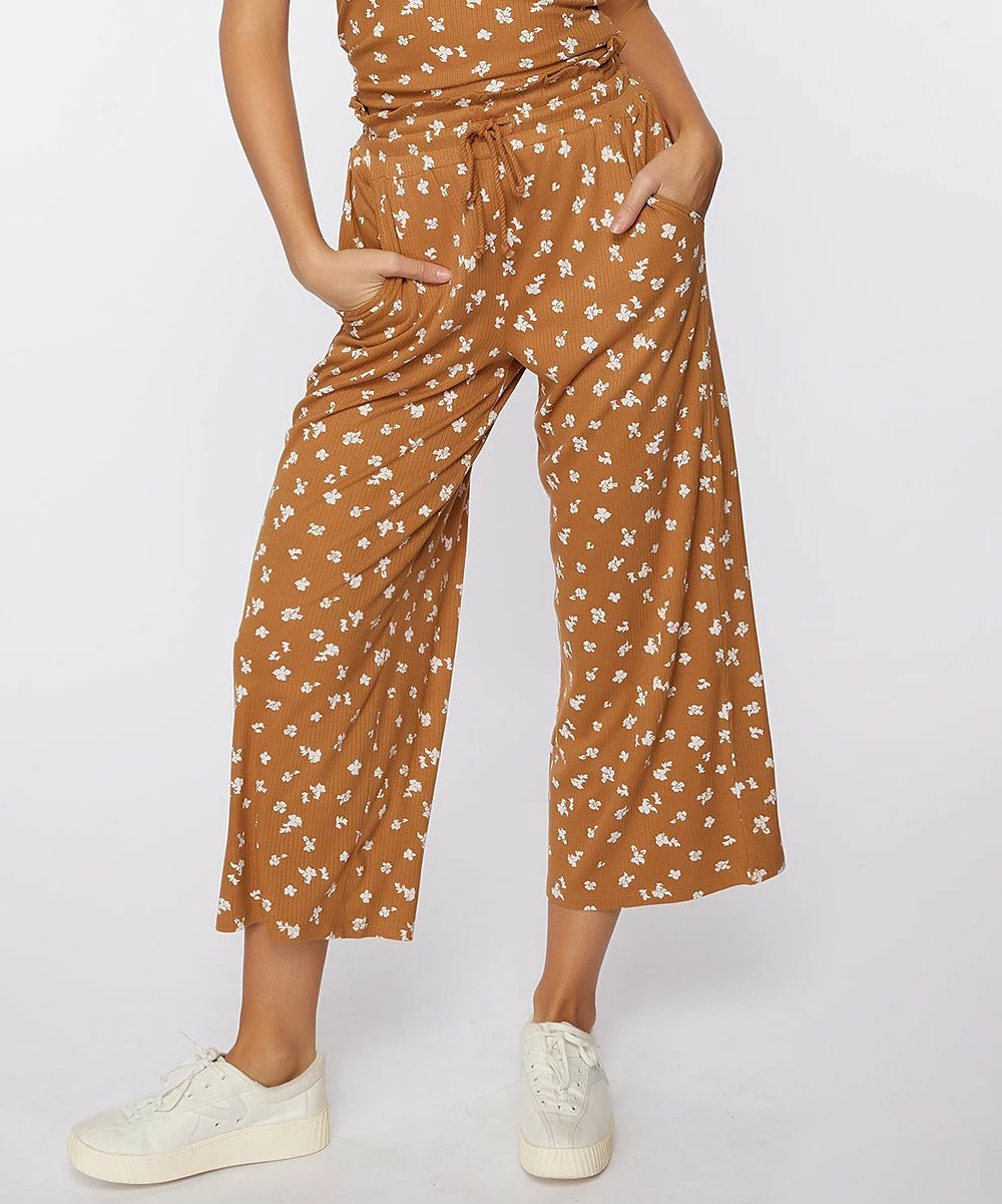 Promo ๐ O'Neill Camel Abstract Seashore Wide-Leg Crop Pants - Juniors โญ 7 Promo ๐ O'Neill Camel Abstract Seashore Wide-Leg Crop Pants - Juniors โญ - Image 5