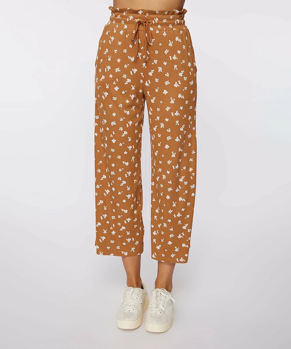 Promo ๐ O'Neill Camel Abstract Seashore Wide-Leg Crop Pants - Juniors โญ 3 Promo ๐ O'Neill Camel Abstract Seashore Wide-Leg Crop Pants - Juniors โญ