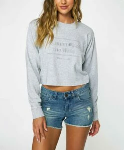 Flash Sale โจ O'Neill Heather Gray Inlet Crop Sweatshirt - Juniors ๐