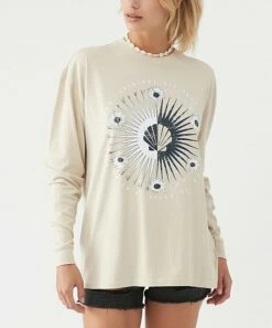 Best reviews of 👏 O'Neill Stone & Blue Sunny Daze Logo Long-Sleeve Tee - Juniors 😉 -O'Neill Sales zu109092657 alt 1 tm1664890744