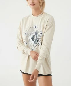 Best reviews of 👏 O'Neill Stone & Blue Sunny Daze Logo Long-Sleeve Tee - Juniors 😉 -O'Neill Sales zu109092657 alt 3 tm1664890744