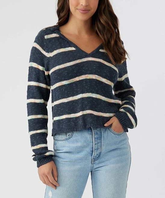 Budget 👍 O'Neill Slate Stripe Catamaran Crop V-Neck Hoodie - Juniors 🥰 5 Budget 👍 O'Neill Slate Stripe Catamaran Crop V-Neck Hoodie - Juniors 🥰 - Image 3