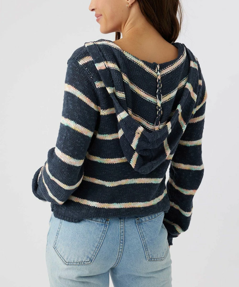 Budget 👍 O'Neill Slate Stripe Catamaran Crop V-Neck Hoodie - Juniors 🥰 7 Budget 👍 O'Neill Slate Stripe Catamaran Crop V-Neck Hoodie - Juniors 🥰 - Image 5