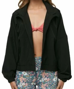 Hot Sale 🛒 O'Neill Black Zip-Up Layton Jacket - Juniors 👏