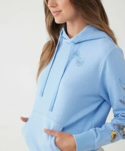 Promo ❤️ O'Neill Coastal Blue Floral Offshore Hoodie - Juniors 🎁 -O'Neill Sales zu109094464 alt 2 tm1664890027