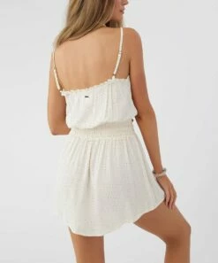 Best Pirce 🧨 O'Neill Winter White Dot Joyanne Sleeveless 👗 Dress - Juniors 🎁 -O'Neill Sales zu109094483 alt 3 tm1671207857