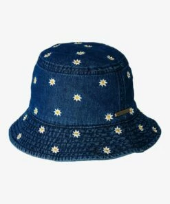 Best Pirce 🔥 O'Neill Blue Grass Floral Embroidery Piper Bucket Hat 👍