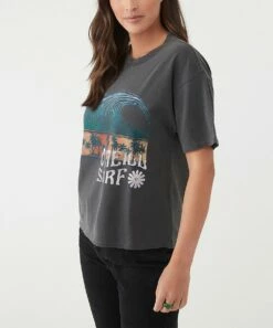 Best Pirce ✨ O'Neill Faded Black Sea Dream Logo Tee - Juniors 🎁 -O'Neill Sales zu109094660 alt 2 tm1664890027