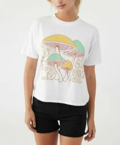 Flash Sale ✨ O'Neill White Magic Shroom Tee - Juniors 💯 -O'Neill Sales zu109094661 alt 2 tm1671207857