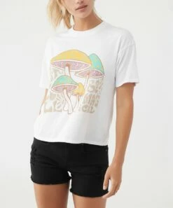Flash Sale ✨ O'Neill White Magic Shroom Tee - Juniors 💯 -O'Neill Sales zu109094661 main tm1671207857