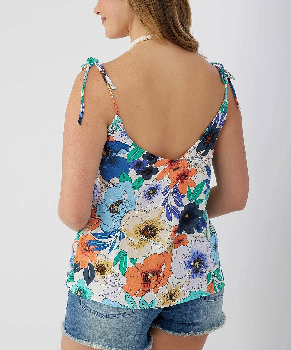 Cheapest ๐ O'Neill Blue Floral Topher V-Neck Tank - Juniors ๐งจ 5 Cheapest ๐ O'Neill Blue Floral Topher V-Neck Tank - Juniors ๐งจ - Image 3