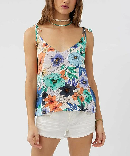 Cheapest ๐ O'Neill Blue Floral Topher V-Neck Tank - Juniors ๐งจ 6 Cheapest ๐ O'Neill Blue Floral Topher V-Neck Tank - Juniors ๐งจ - Image 4