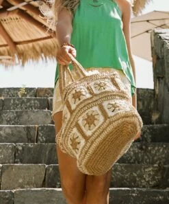 Top 10 🎁 O'Neill Natural Crochet May Tote ✔️ -O'Neill Sales zu110742824 alt 2 tm1671653841